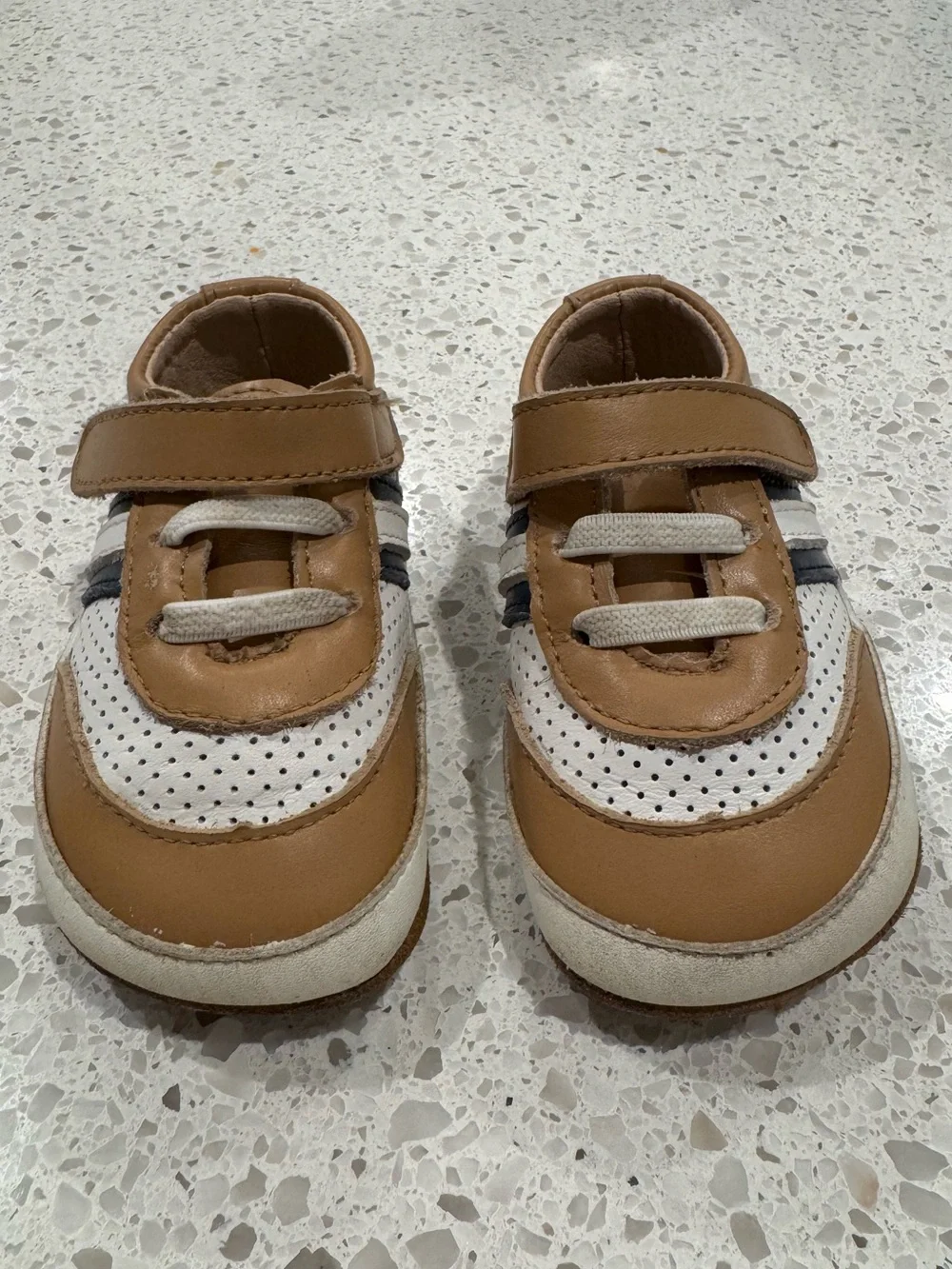 Little Love Bug Co The Henry Brown Baby Shoes Size 4 Soft Sole